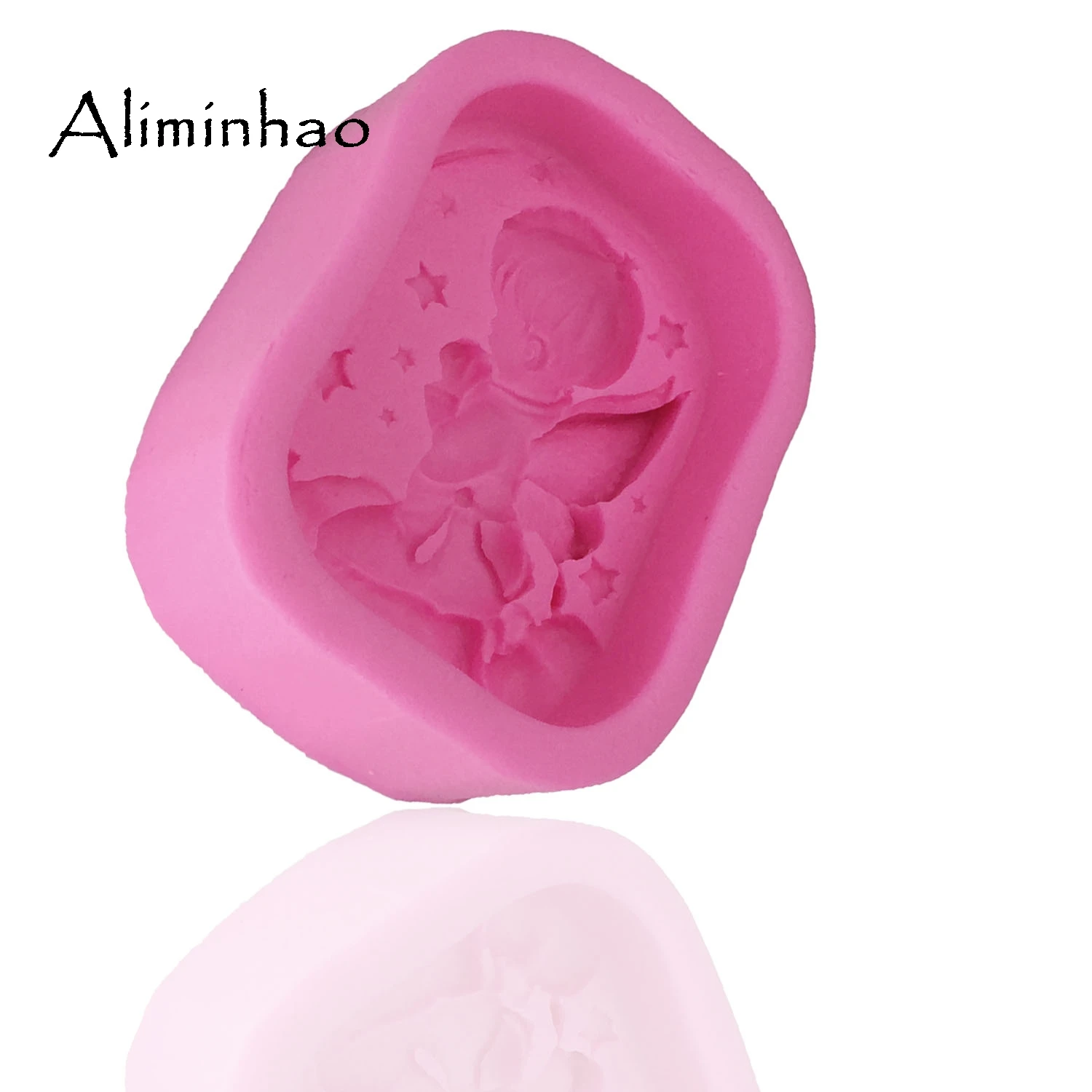 B0340 мальчик Ангел молящийся DIY шоколадный Сахар ремесло силиконовая форма для