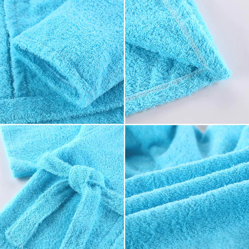 

Animal Bathrobe Children Pajamas Sleepwear kids Hooded Plush Robe Bath Towel Animals Design 998