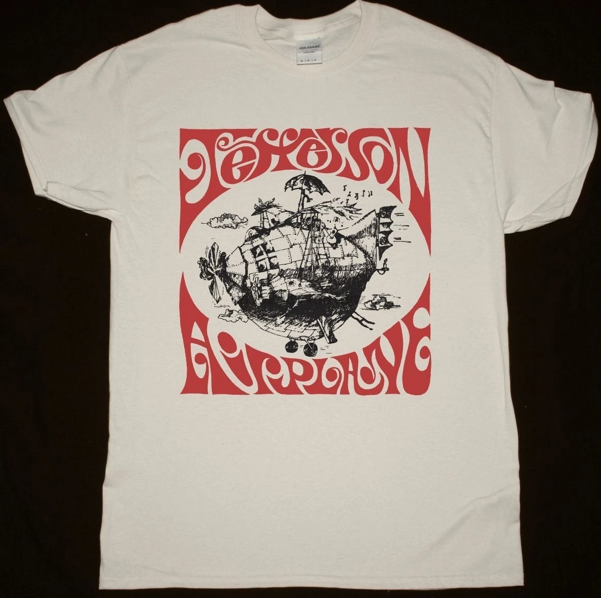 

JEFFERSON AIRPLANE AIRPLANE SHIRT NATURAL TSHIRT PSYCHEDELIC ROCK ACID WOODSTOCK