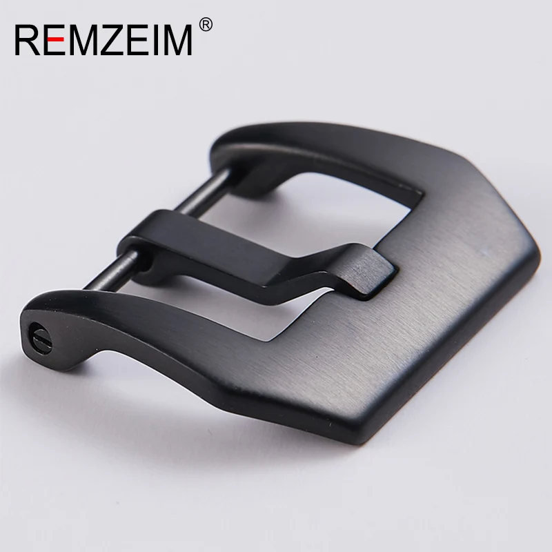 

Pure Solid Stainless Steel 18 20 22 mm Watch Buckle Clasps Silver Black Polished for Leather Watch Bands Watch Accessories