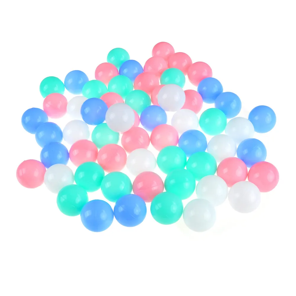 20pcs Colorful Balls Soft Plastic Ocean Balls Funny Baby Kid Swim Pit