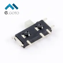 100 шт. msk12c02 Мини Миниатюрный SMD ползунковый Переключатель 1P2T 7pin для DIY электронных Интимные аксессуары