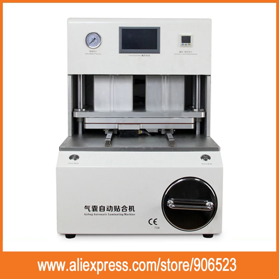 

New All In One New Design forCurved Screen OCA LCD Laminating Machine Bubble Remover Built-in Vacuum Pump Air Compressor 708