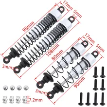 1 комплект задний 2p* 108 мм и 2p* 90 мм амортизатор с винтами для RC автомобиля FS Racing 1/10 Багги 53632 детали для повышения класса автомобиля для ралли Baja
