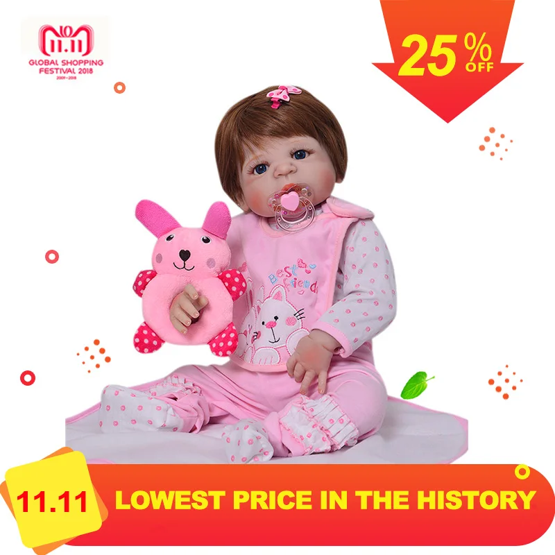Silicone Reborn Dolls 55cm Bebe Reborn Body Silicone Full Vinyl Babies Doll Soft Realista Bath Toys For Girls Christmas Gift Silicone Reborn Dolls 55cm Bebe Reborn Body Silicone Full Vinyl Babies Doll Soft Realista Bath Toys For Girls Christmas Gift