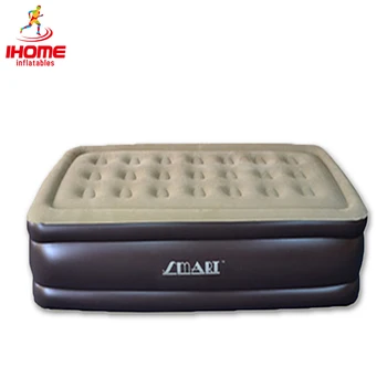 

192x102x43cm Inflatable air mattress bed PVC air mattresses airbed with flocking surface for one person