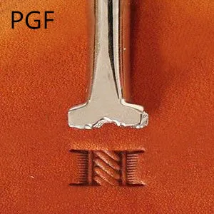 

PGF 2 woven jomon stainless steel printed leather carving tools