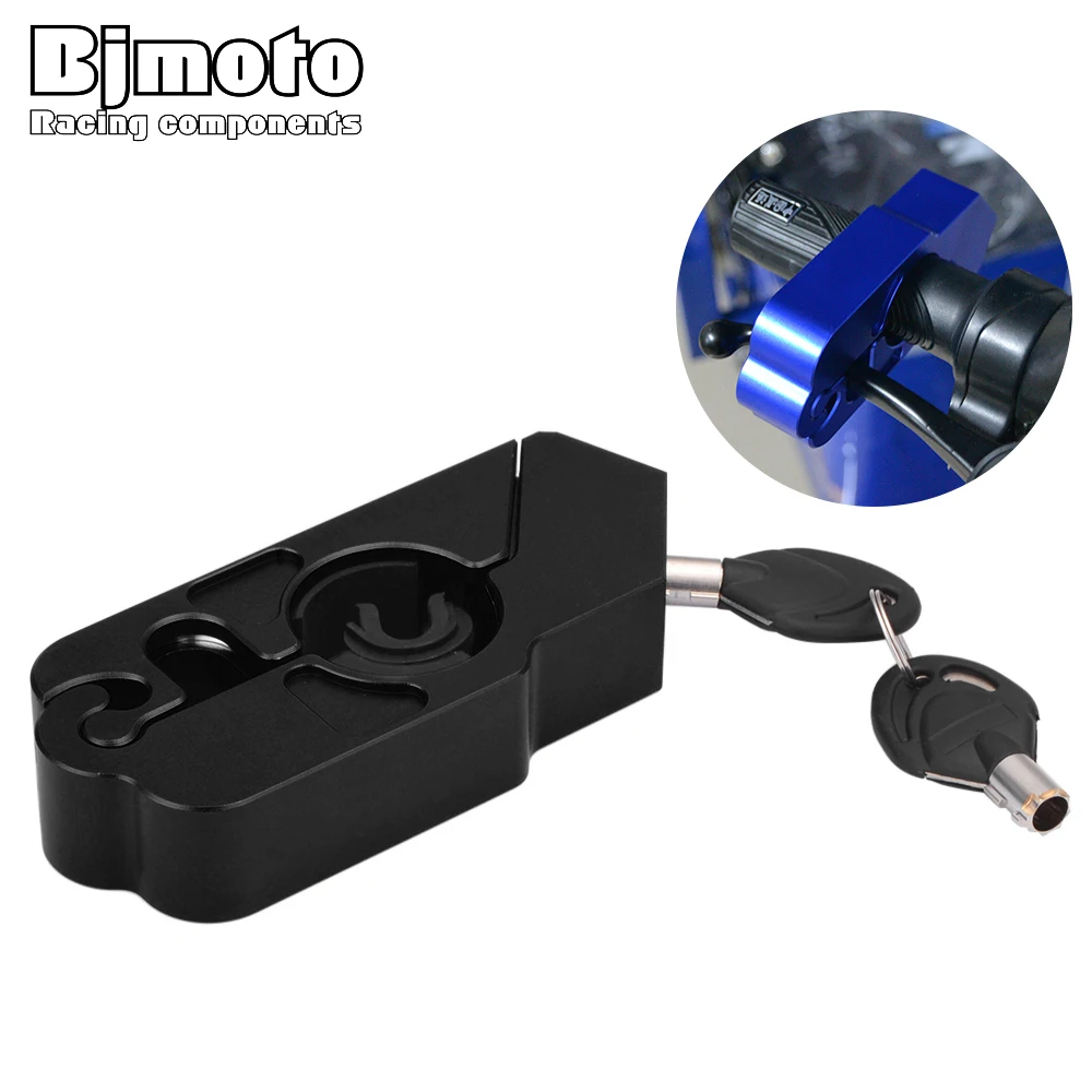 

Bjmoto Scooters Motorcycle ATV bike Caps Lock Aluminum Handlebar Brake lever Grip Safety Lock