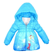 Коллекция года Зимняя куртка для девочек Детская верхняя одежда Детская куртка с хлопчатобумажной подкладкой Детская одежда Модные куртки Одежда для принцессы