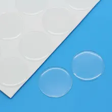 Adesivo de resina de cabochão, adesivo de resina à prova de choque, joias transparentes redondas, achados diy, dia 30mm 1 folha (aprox 35pcs)