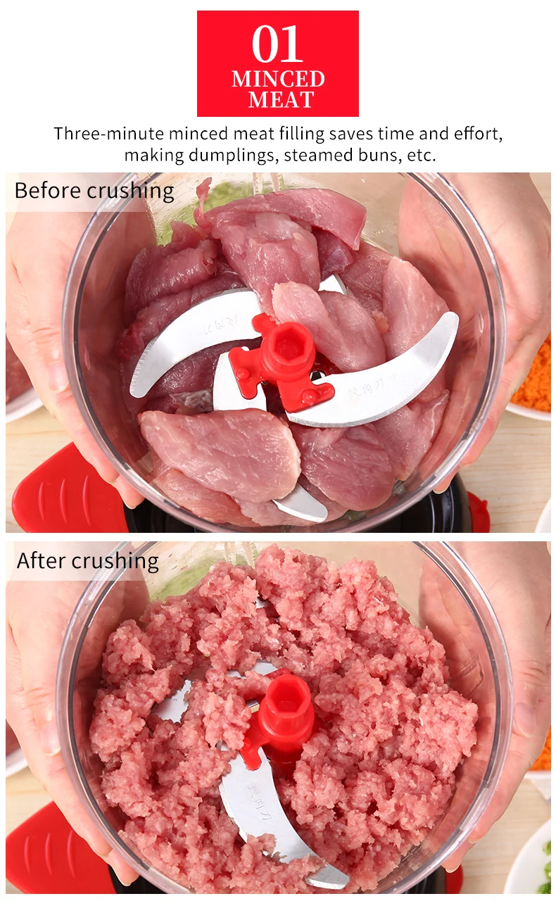 Good Quality Hand Operate Manual Meat Grinder Sausage Beef Mincer Maker Table Home Kitchen