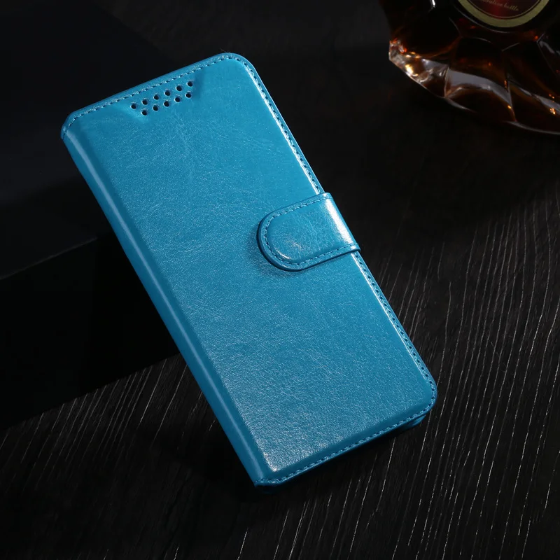 Blue Флип-чехол для LG K3 Lte K100 K100DS 4G, Ретро Кожаный чехол-бумажник, защитный держатель для карт и книг, Стильный чехол для телефона - Цвет: Blue