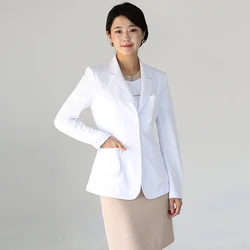 High-end Korean plastic surgery hospital doctor white coat nurses wear dental wear beauty salon work clothes coat High-end Korean plastic surgery hospital doctor white coat nurses wear dental wear beauty salon work clothes coat
