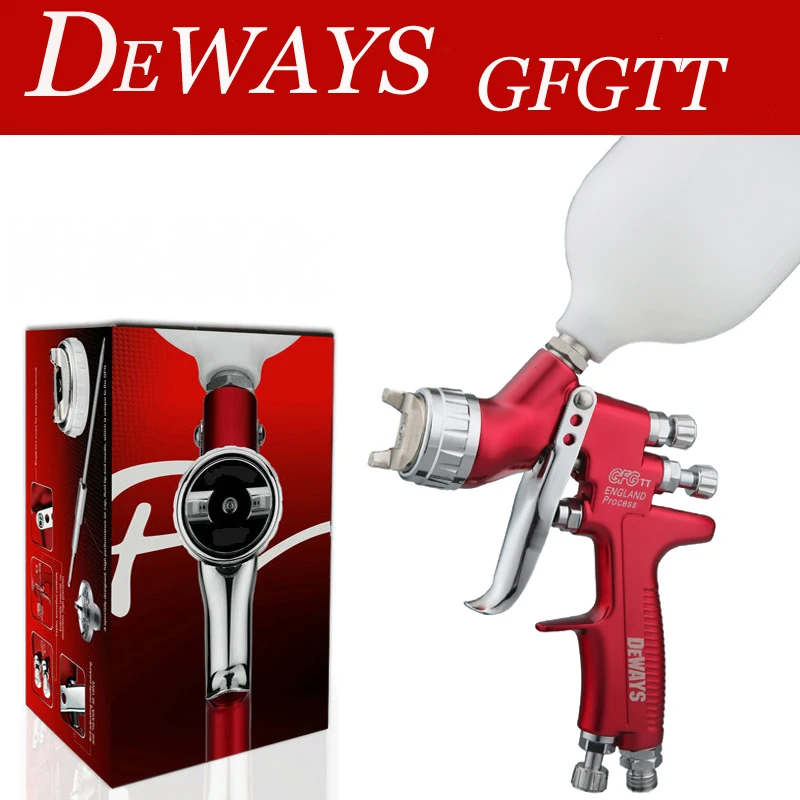 

GEYE Air Paint SPRAY Gun 1.4MM Nozzle HVLP Spray Gun Airbrush For Painting Car Spray Tool
