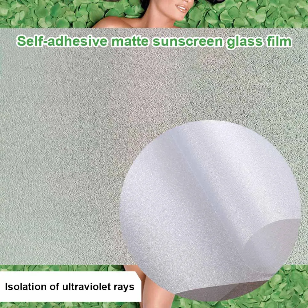 

Opaque Glazed Paper Frosted Self-adhesive Glass Stickers Window Stickers Bathroom Windows Shade can CSV