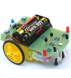 Отслеживающий робот автомобильный электронный DIY комплект с редуктором двигателя