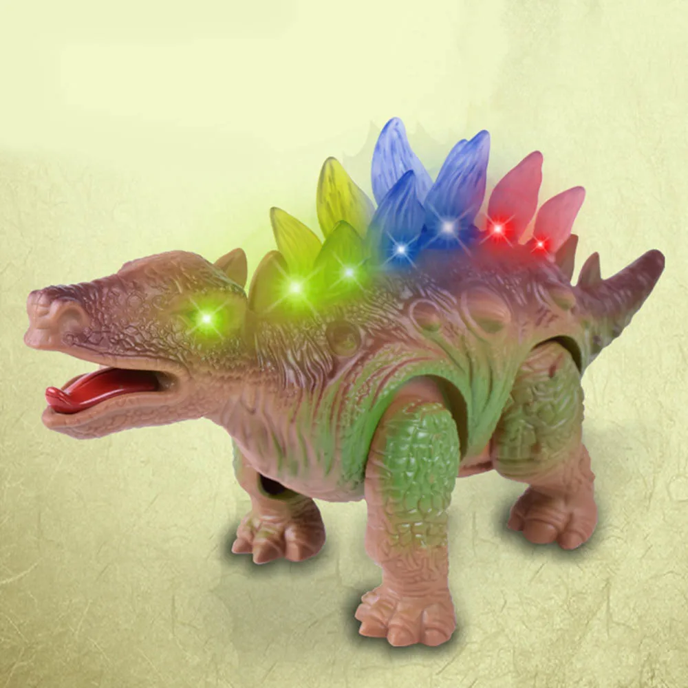 

Electric Toy Walking Roaring Light Dinosaur Toy for Children Dinosaur Toy with Light collectible model