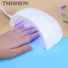 TMISHION мини 18 Вт Сушилка для ногтей 6 светодиодов с запоминающим Таймером С usb-кабелем УФ-ногтей для отверждения гель Сушилка для ногтей маникюрная машина