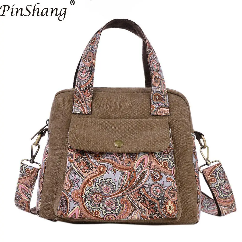 Woman Canvas Crossbody Bag Casual All match Messenger Shoulder Bags