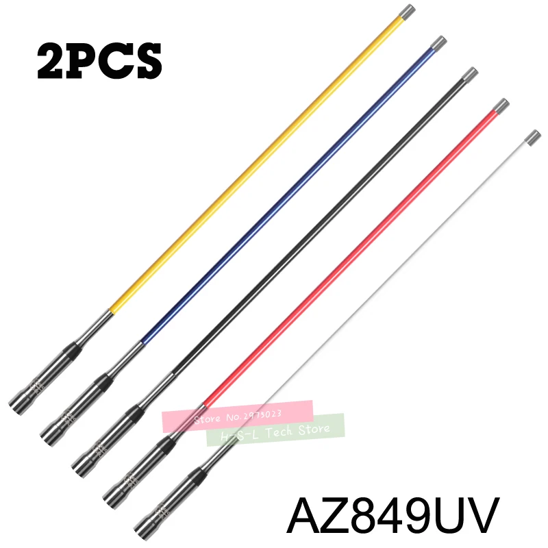 2PCS FRP Antenna For Car Walkie Talkie 144/430MHz UV Glass Reinforced Plastic Car Mobile Ham Radio Antenna Connector PL-259
