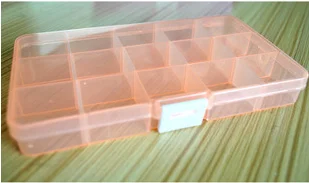 Горячая 28 слотов прозрачный пластик регулируемый ювелирный Чехол Органайзер для бисера 28-одиночный ящик для хранения - Цвет: 9