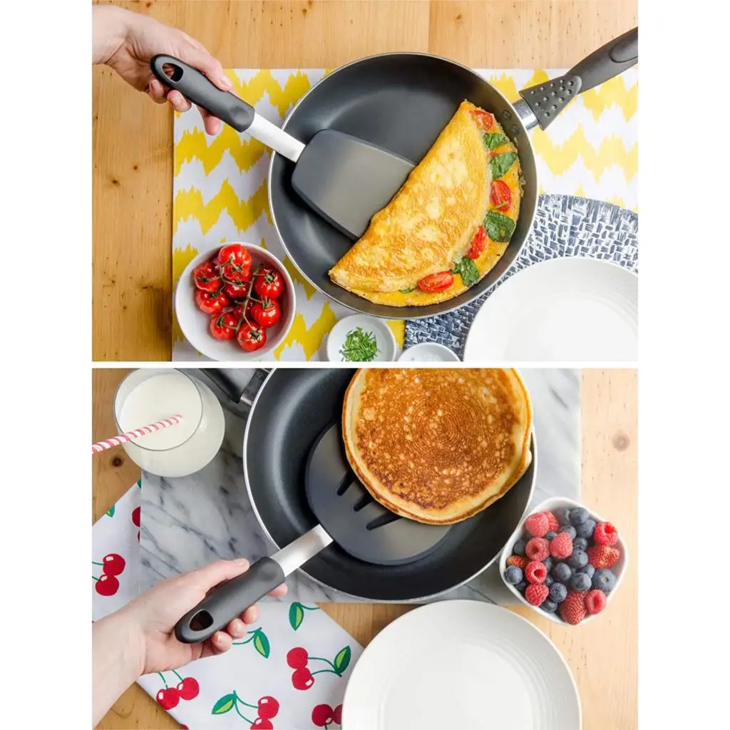 Chef Series 3-Piece Silicone Turner Spatula Set Heat-Resistant Flexible Silicone- Best Silicone Cooking Utensil Set Chef Series 3-Piece Silicone Turner Spatula Set Heat-Resistant Flexible Silicone- Best Silicone Cooking Utensil Set