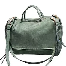 2017 neu Kommen Frauen Tasche Frauen Umhängetasche Nubukleder Vintage Umhängetasche Motorrad Crossbody Taschen F40-657