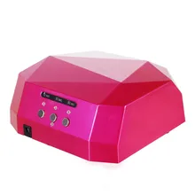 Новая в форме ромба УФ лампы 36 Вт Сушилка для ногтей маникюр светодиодный светильник ногтя 100 V-240 V лампы для отверждения для сушки лак для ногтей Светодиодный УФ инструмент для работы с гелем