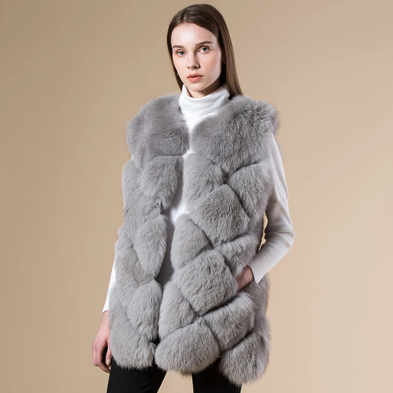 Aliexpress.com : Buy Women winter new real fur vests