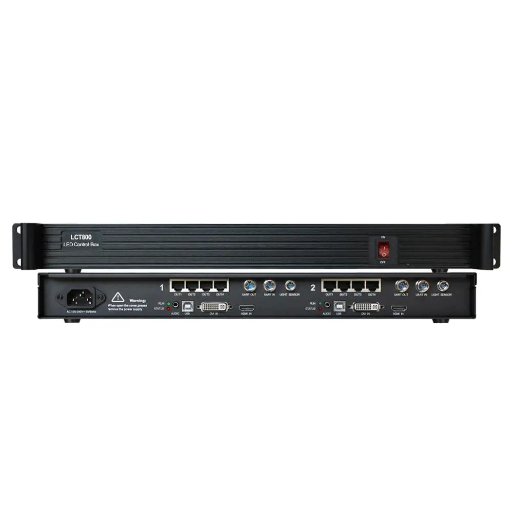 

Led external sending box lct800 with 2 Nova MSD600 led sending card for led large screen outdoor P10