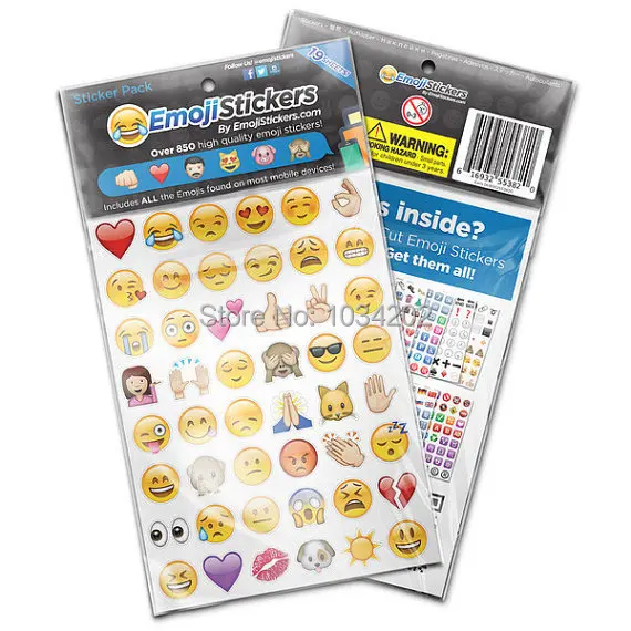 

Emoji Sticker Pack 912 Emoji Stickers Most Popular Emojis For Mobile Phone Kids Rooms Home Decor Tablet 19 Sheets/Pack