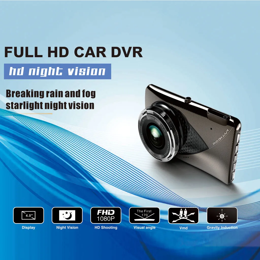 Камера стиль сенсорный экран Версия 1080P дюймов HD Автомобильная Камера вождения 120 широкоугольный Автомобильный видеорегистратор Автомобильная камера g-сенсор