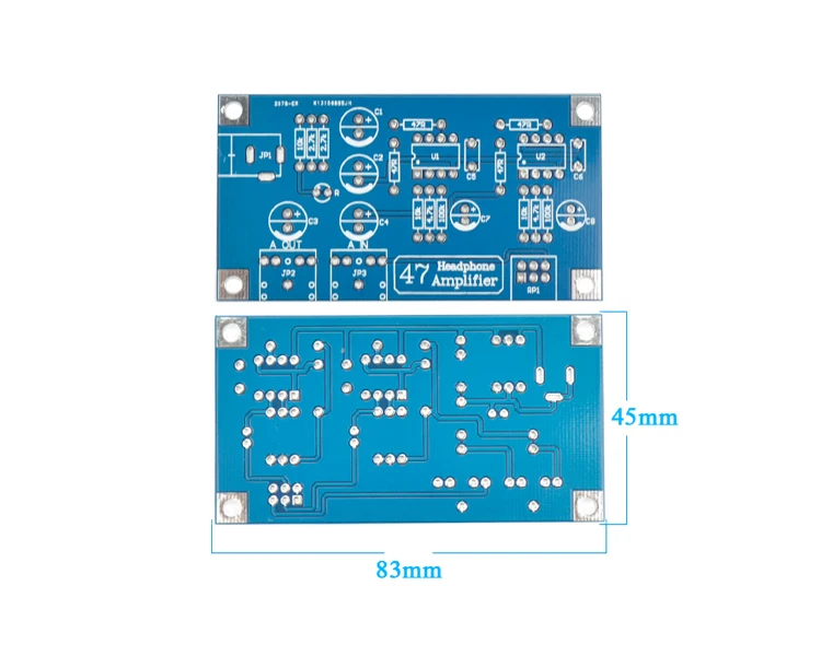 AIYIMA портативный усилители для наушников доска комплект аудиоусилитель Amplificador 47 классический наушников DIY Kit с чехлом