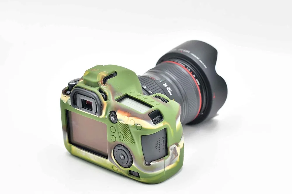 Мягкий силиконовый резиновый защитный корпус для камеры чехол кожа для Canon 6D DSLR камера сумка Защитная крышка