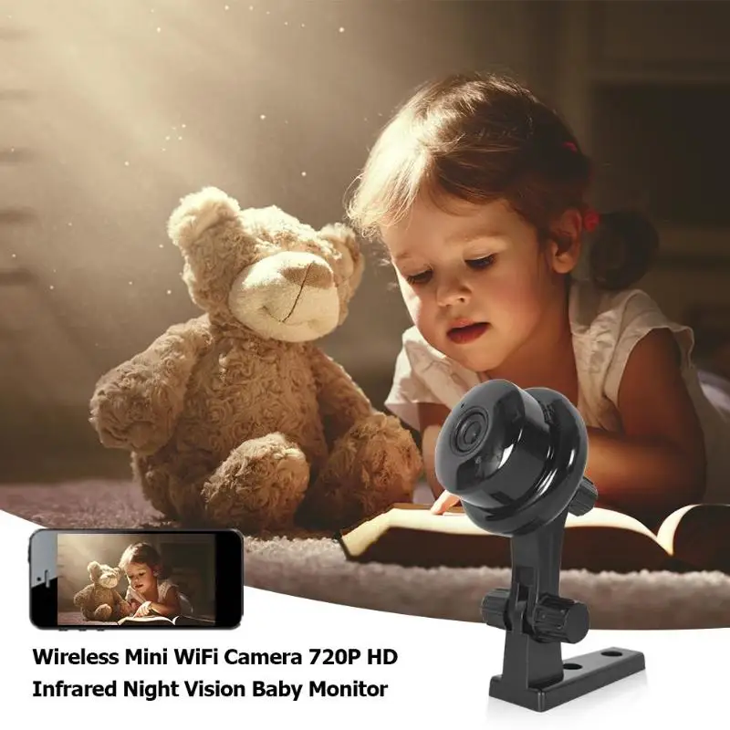 Беспроводная мини Wi-Fi камера 1080P HD видео датчик инфракрасного ночного видения детектор движения видеокамера Детский Монитор Домашняя безопасность