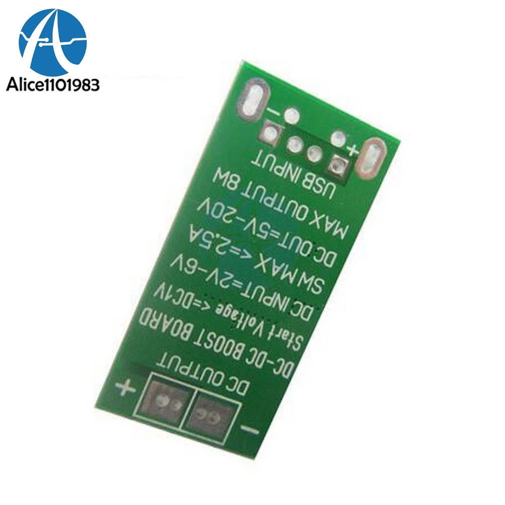 5 шт. 8 Вт USB вход DC 1В 2В 6В 5В до 12В повышающая плата модуль питания конвертер