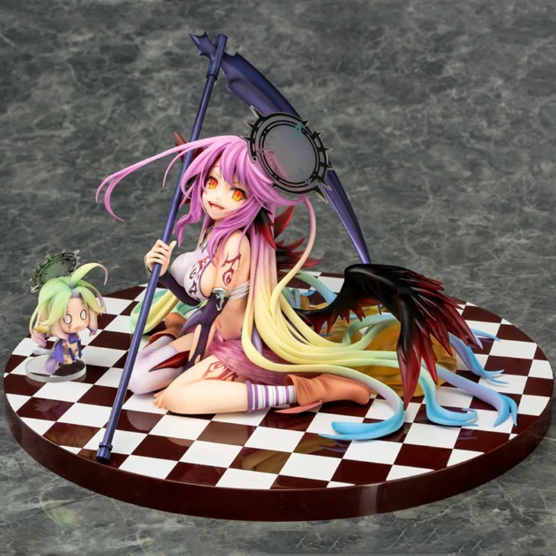 

NO GAME NO LIFE Flueqel Jibril Sexy girls Anime PVC Action Figures toys Anime figure Toys For Kids children Christmas Gifts