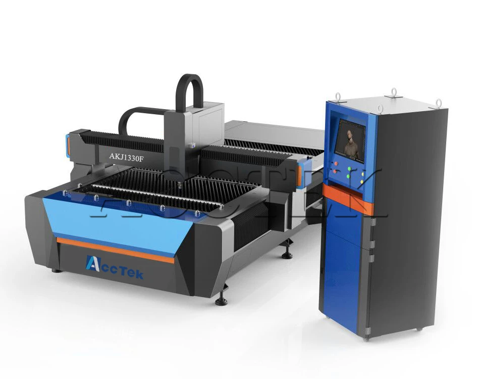 Cheap 1330(1325 1530) fiber laser cutter, sheet metal laser cutting machine pricein Wood