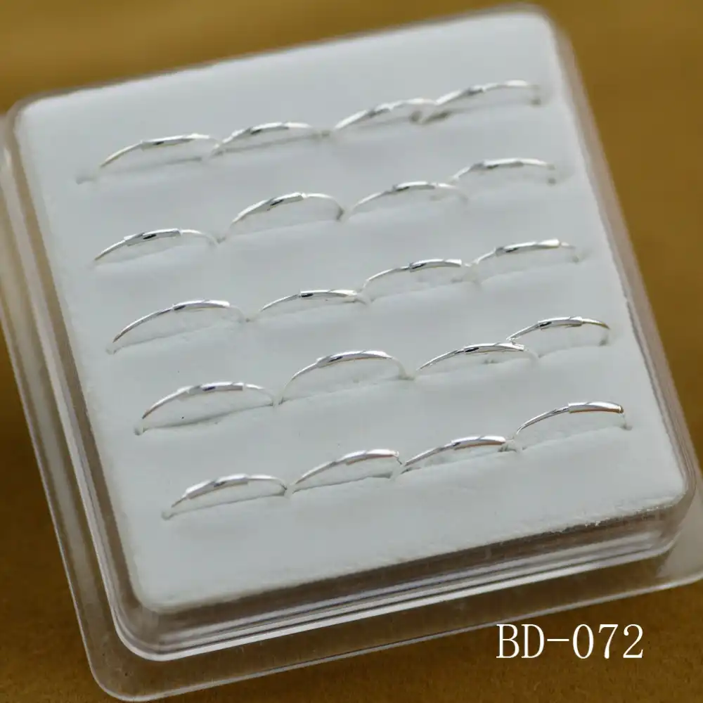 20 шт. 925 серебро закругленный нос кольцо Винтаж серебро личности нос ногтей и носа колец, как обувь для мужчин и женщин