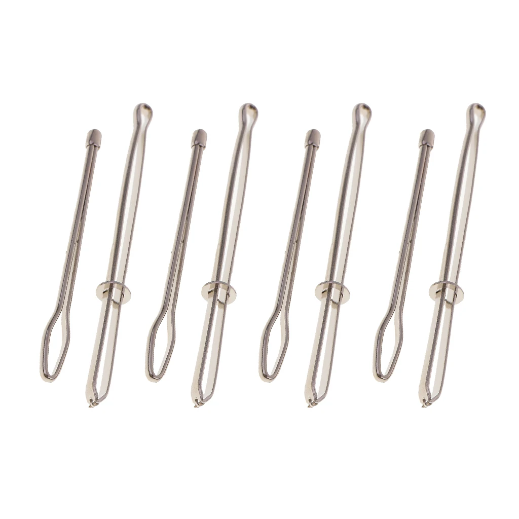 8 Pcs Sewing Bodkins Pinch Threader Elastic Ribbon Craft Easy Insert Into Tool Set
