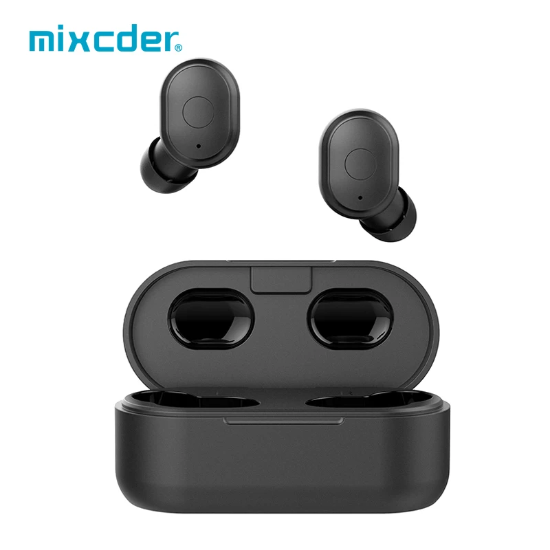 Mixcder T1 TWS беспроводные Bluetooth наушники V5.0 настоящие Handsfree Спортивная гарнитура с