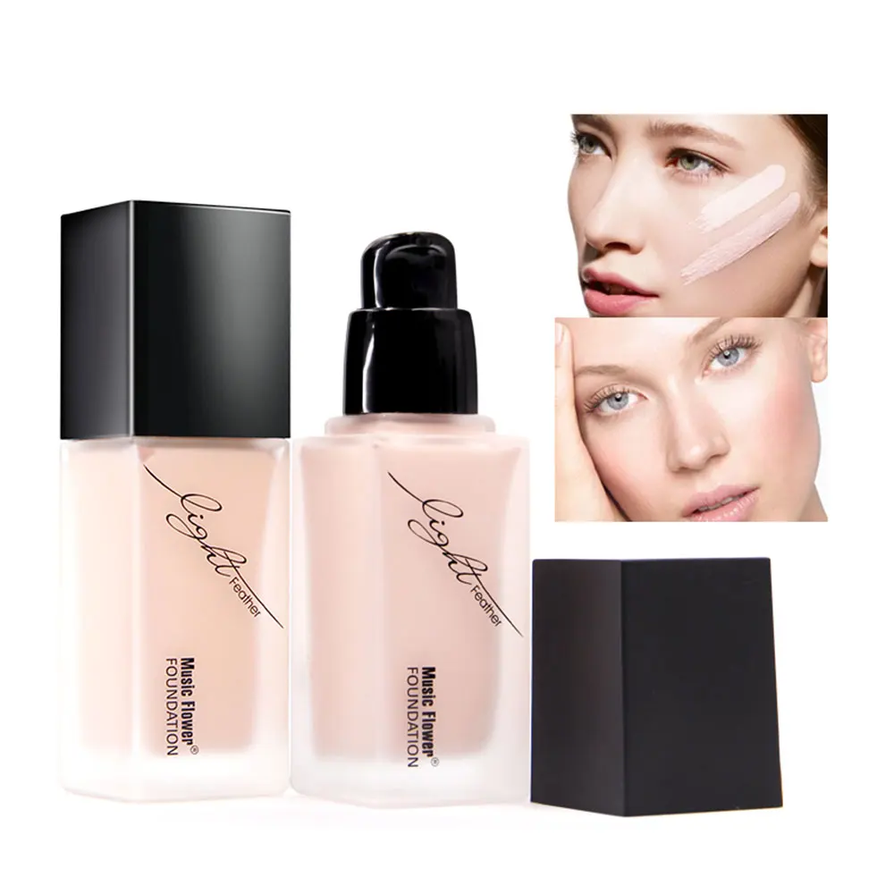 

Facial makeup concealer waterproof moisturizing lasting light feather nude muscle moisturizing liquid foundation