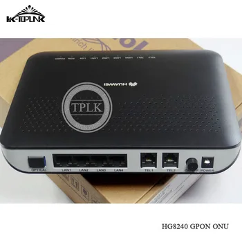 

Origianl NEW Hua Wei HG8240 GPON ONU with 4FE/1GE+3FE+4LANS+WIFI port,SIP FTTH network Fiber optic router English firewire