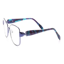 Роскошные бриллиантовые женские модные цельные оправы из нержавеющей стали, асферические линзы, оптические очки, Анти-усталость, новые очки для чтения при дальнозоркости