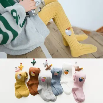 

Girls knitting leggings kids parrot pantyhose cotton leggings Toddlers Girls Knitted leggings Embroidery Baby Leggings 6 Colors