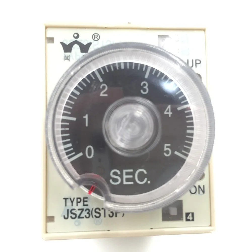

ST3P A-C JSZ3 power on time delay relay 5S/50S/5Min/30Min Time relay