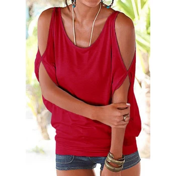 

Womwn Summer T -Shirt Plus Size Fashion Solid Color Strapless Sleeveless O -Neck Back Strap Tees Female T Shirt Tops Fast Ship