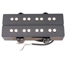 4 String Black Bass Guitar Pickup Humbucker Double Coil for Electric Bass Accessories 4 String Black Bass Guitar Pickup Humbucker Double Coil for Electric Bass Accessories