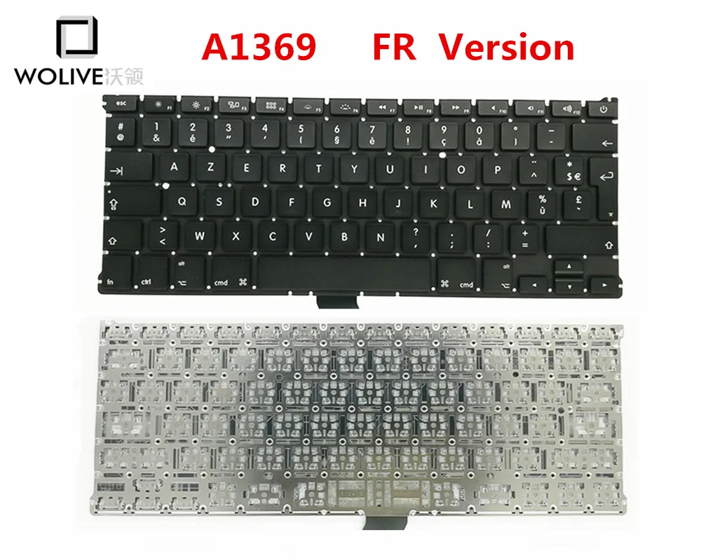 Genuine New A1369 A1466 FR Keyboard For font b Macbook b font Air 13 2010 2015
