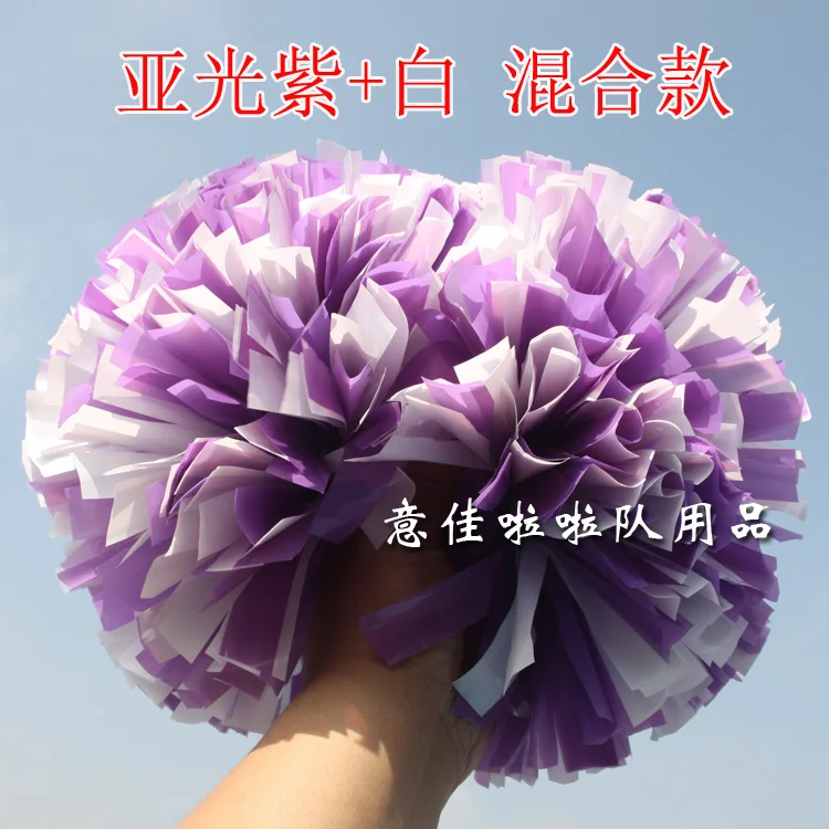 10 قطع التشجيع بوم البلاستيك الأرجواني والأبيض 1,000*3/4 \